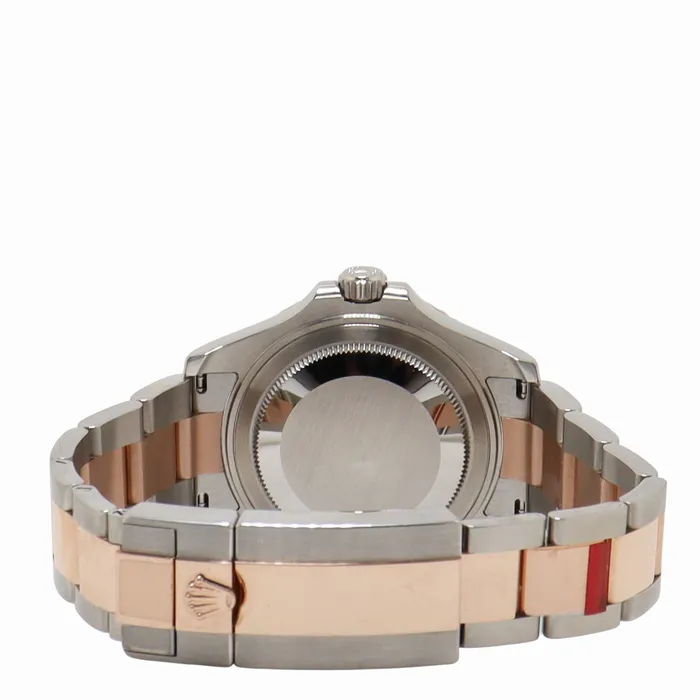 Bracelets Rolex Yachtmaster 37mm Everose Gold Stainless Steel Chocolate Dot Dial Watch Reference 268621 Happy Jewelers