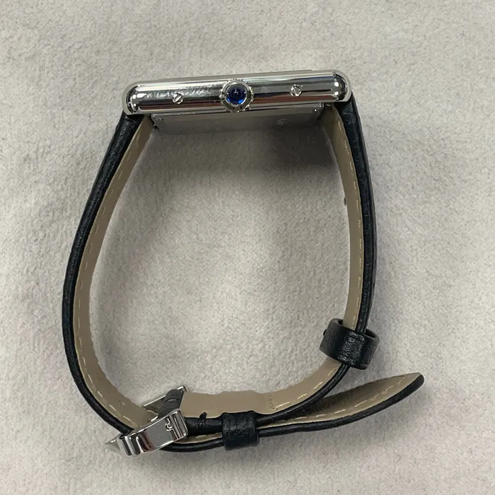 Cartier Tank 20mm White Dial Watch Ref WSTA0042 Happy Jewelers Watches Cartier Tank 20mm White Dial Watch Ref WSTA0042 Happy Jewelers Watches
