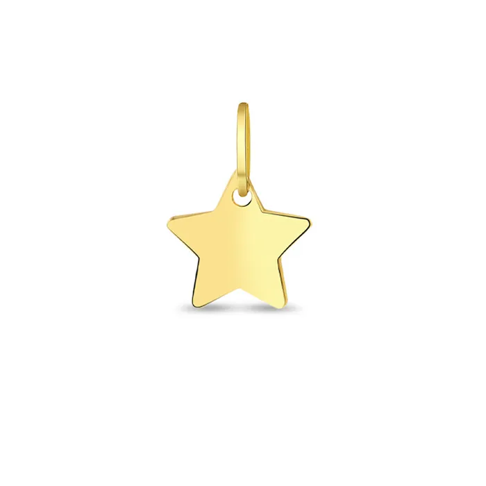 Charms Bracelets 14k Gold Polished Star Kids Childrens Girls for Charm Bracelet