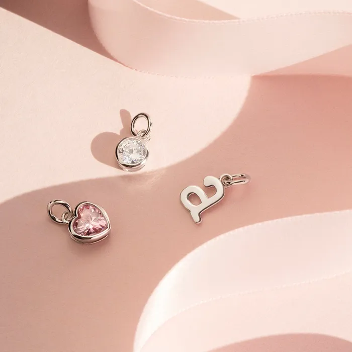 Charms Bracelets Letter Charm A Kids Childrens Girls for Charm Bracelet Sterling Silver