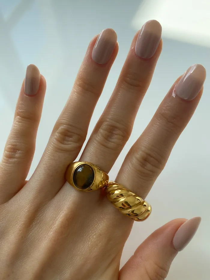 Chvker Jewelry Croissant Ring Rings