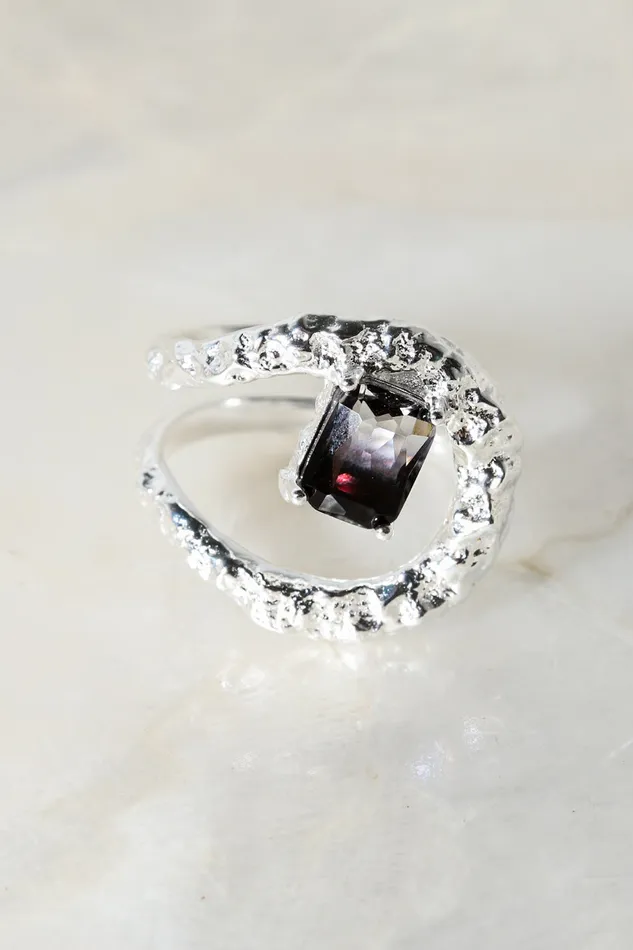 Chvker Jewelry Rings Silver Black Galactica 925 Ring