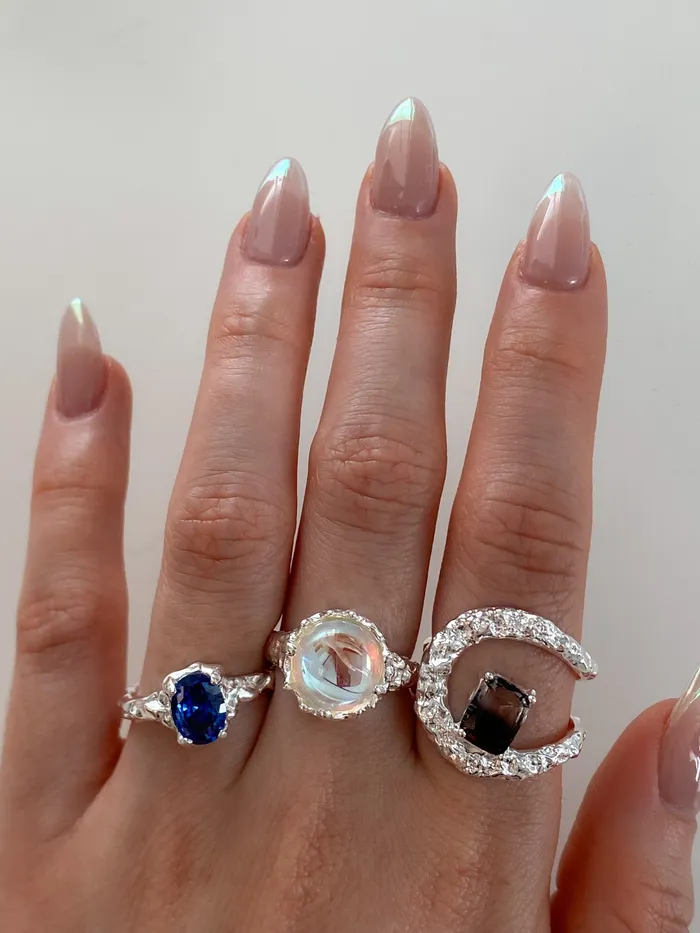 Chvker Jewelry Rings Silver Black Galactica 925 Ring