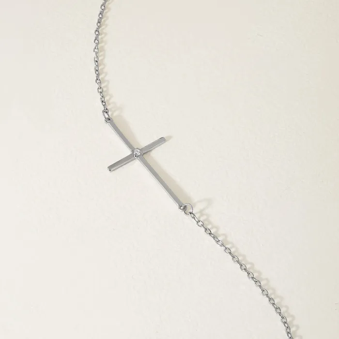 Diamond Cross Bracelet Gelin Diamond Bracelets