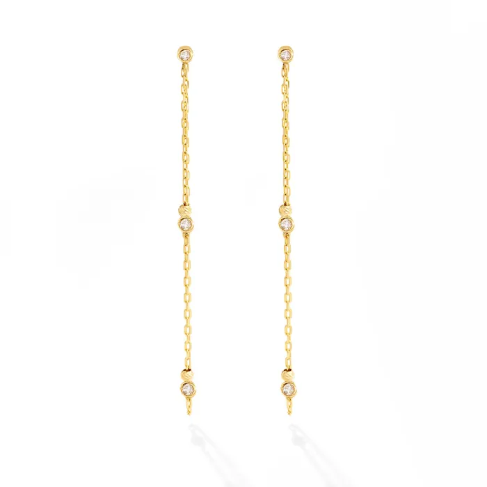Earrings Gelin Diamond Diamonds by the Yard Drop Earrings