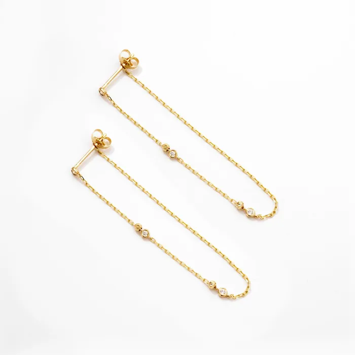Earrings Gelin Diamond Diamonds by the Yard Drop Earrings