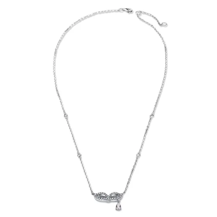 Fierce Lynx Bazaar Necklaces Sterling Silver Necklace with Masquerade Pendant