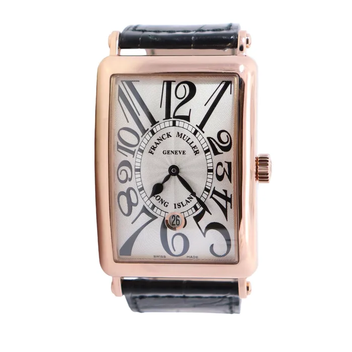 Franck Muller Long Island 40 x 32mm White Dial Watch Ref 1150 SC DT 5N Happy Jewelers Watches