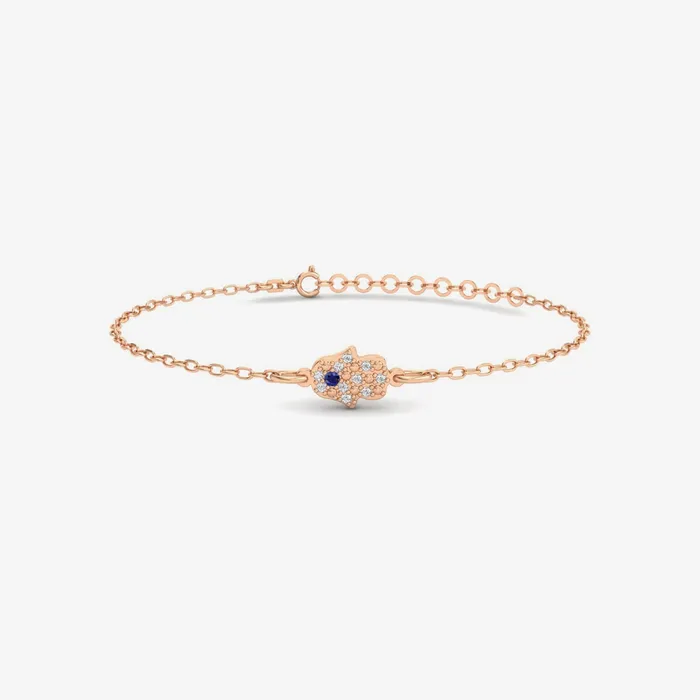 Gelin Diamond Diamond Pave Hamsa Bracelet Bracelets