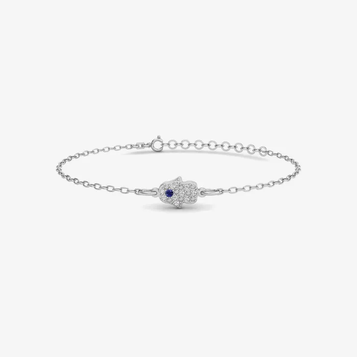 Gelin Diamond Diamond Pave Hamsa Bracelet Bracelets