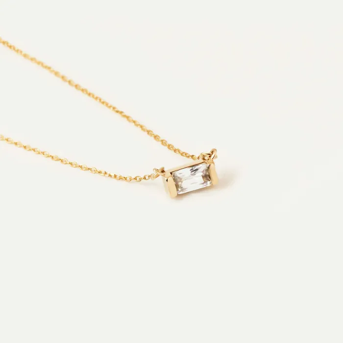 Gelin Diamond Necklaces Baguette Birthstone Necklace