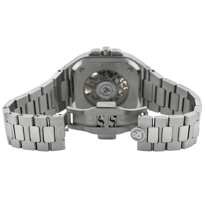 Happy Jewelers Bracelets Bell Ross Mens Limited Edition BR 05 Stainless Steel 40mm Skeleton Dial Watch Reference BR05AGRSKSTSST