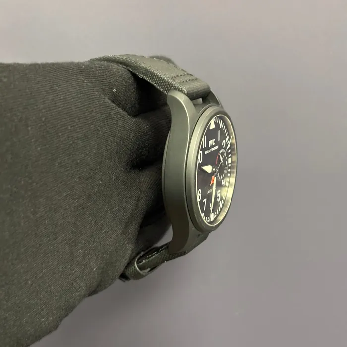 Happy Jewelers IWC Big Pilot 48mm Black Dial Watch Ref IW501901 Watches