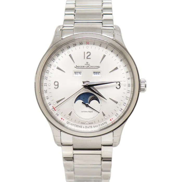 Happy Jewelers Jaeger Le Coultre Master Control 40mm Stainless Steel Silver Arabic Stick Dial Watch Reference Q4148120 Bracelets Happy Jewelers Jaeger Le Coultre Master Control 40mm Stainless Steel Silver Arabic Stick Dial Watch Reference Q4148120 Bracelets