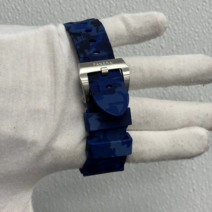 Happy Jewelers Panerai Luminor 47mm Blue Dial Watch Ref PAM00719 Watches