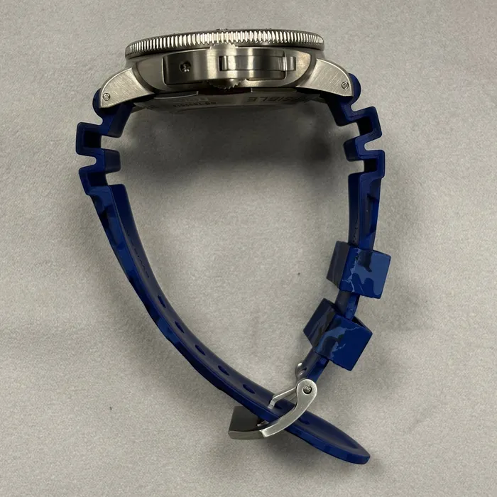 Happy Jewelers Panerai Luminor 47mm Blue Dial Watch Ref PAM00719 Watches