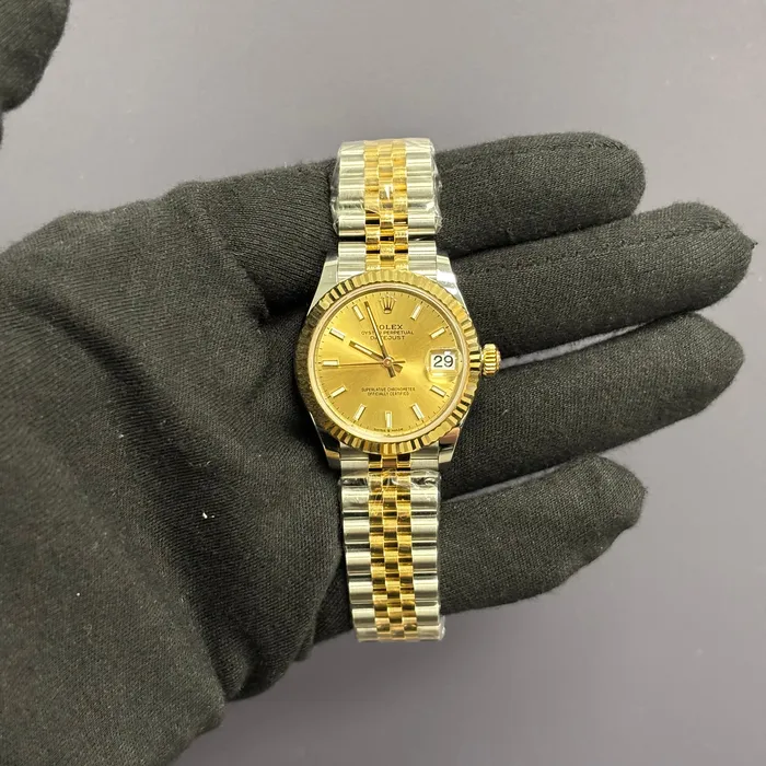Happy Jewelers Rolex Datejust 31mm Champagne Dial Watch Ref 278273 Watches Happy Jewelers Rolex Datejust 31mm Champagne Dial Watch Ref 278273 Watches