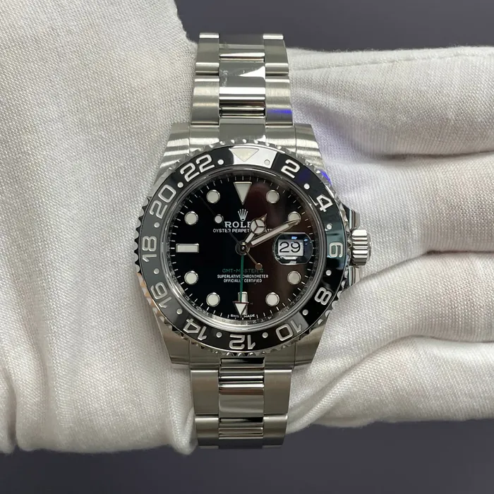 Happy Jewelers Rolex GMTMaster II 40mm Black Dial Watch Ref 116710LN Watches Happy Jewelers Rolex GMTMaster II 40mm Black Dial Watch Ref 116710LN Watches