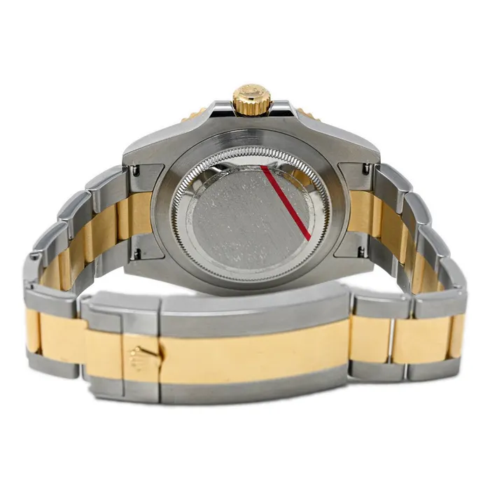 Happy Jewelers Rolex Submariner TwoTone Stainless Steel Yellow Gold 41mm Black Dot Dial Watch Reference 126613LN Rings