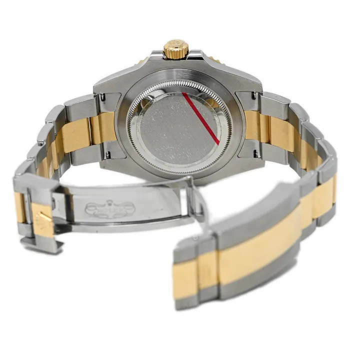 Happy Jewelers Rolex Submariner TwoTone Stainless Steel Yellow Gold 41mm Black Dot Dial Watch Reference 126613LN Rings
