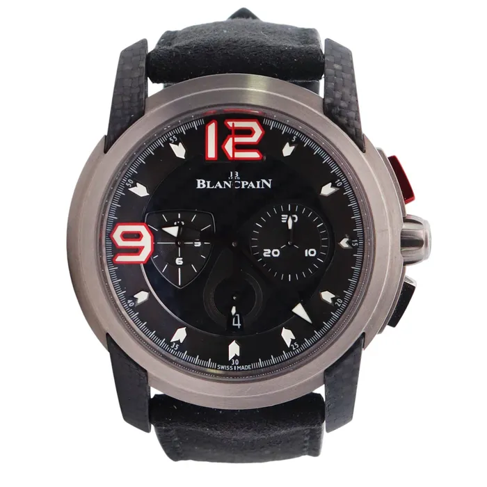 Happy Jewelers Watches Blancpain LEvolution 435mm Black Dial Watch Ref 8885F120352B Happy Jewelers Watches Blancpain LEvolution 435mm Black Dial Watch Ref 8885F120352B