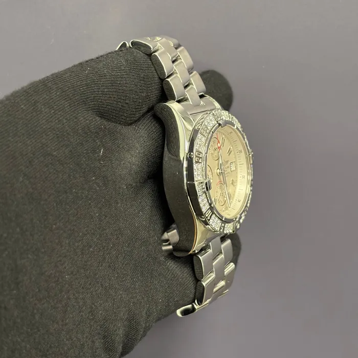Happy Jewelers Watches Breitling Super Avenger 48mm White Dial Watch Ref A13380 Happy Jewelers Watches Breitling Super Avenger 48mm White Dial Watch Ref A13380