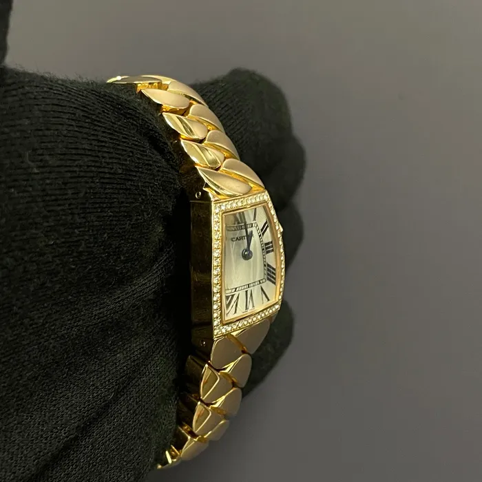 Happy Jewelers Watches Cartier La Dona De Cartier 22mm Silver Dial Watch Ref WE60060I Happy Jewelers Watches Cartier La Dona De Cartier 22mm Silver Dial Watch Ref WE60060I
