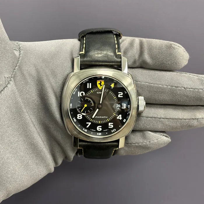 Happy Jewelers Watches Panerai Ferrari 44mm Black Dial Watch Ref FER00009 Happy Jewelers Watches Panerai Ferrari 44mm Black Dial Watch Ref FER00009