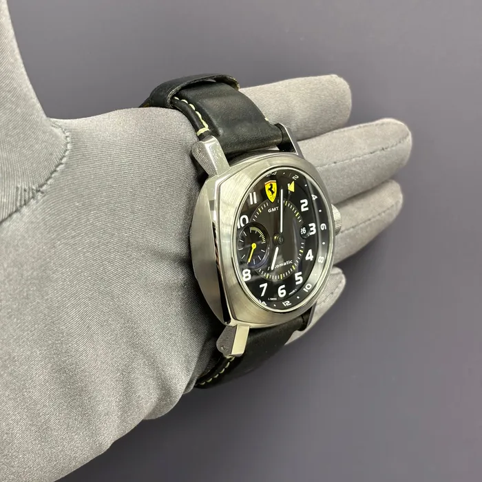 Happy Jewelers Watches Panerai Ferrari 44mm Black Dial Watch Ref FER00009 Happy Jewelers Watches Panerai Ferrari 44mm Black Dial Watch Ref FER00009
