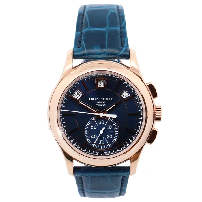 Happy Jewelers Watches Patek Philippe Annual Calendar Tiffany Co 42mm Blue Dial Watch Ref 5905R010 Happy Jewelers Watches Patek Philippe Annual Calendar Tiffany Co 42mm Blue Dial Watch Ref 5905R010