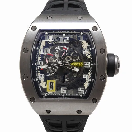 Happy Jewelers Watches Richard Mille RM030 Titanium Skeleton Dial Watch Reference RM030