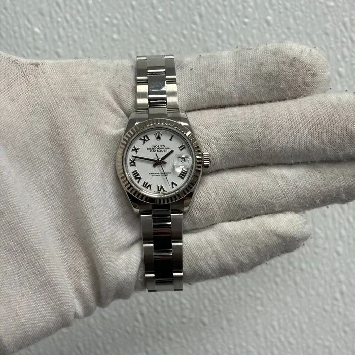 Happy Jewelers Watches Rolex Datejust 28mm White Dial Watch Ref 279174 Happy Jewelers Watches Rolex Datejust 28mm White Dial Watch Ref 279174