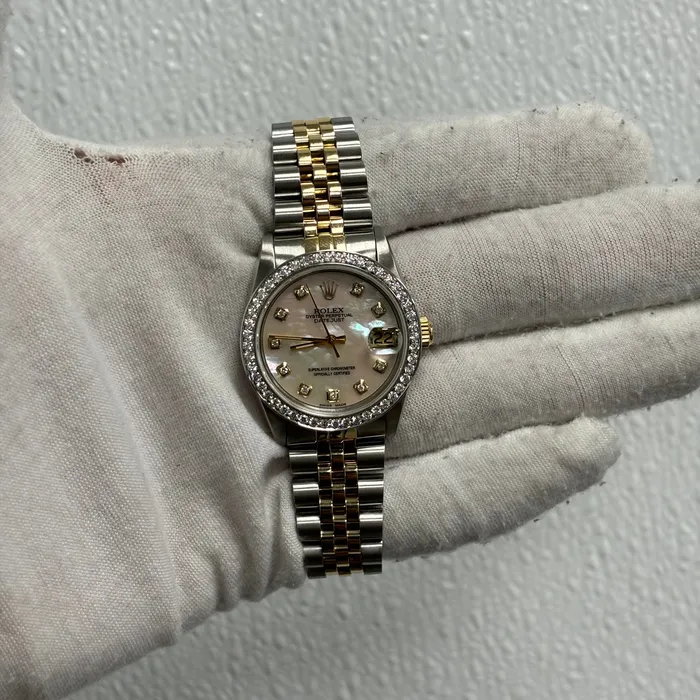Happy Jewelers Watches Rolex Datejust 31mm MOP Dial Watch Ref 68273 Happy Jewelers Watches Rolex Datejust 31mm MOP Dial Watch Ref 68273