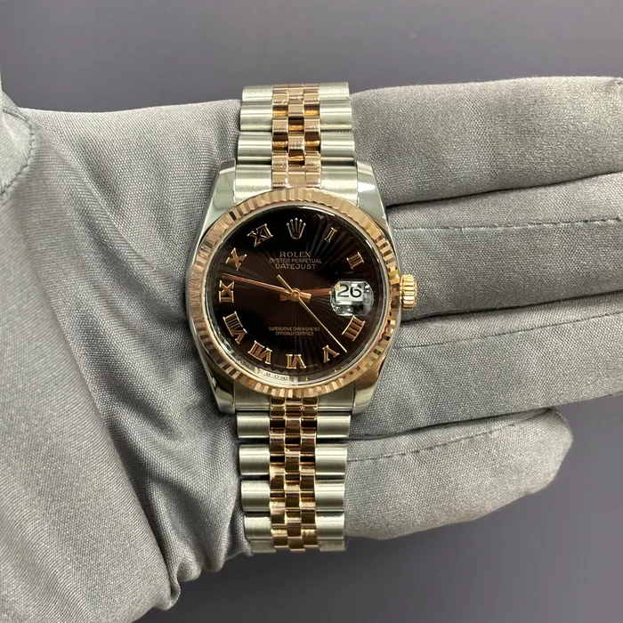 Happy Jewelers Watches Rolex Datejust 36mm Black Dial Watch Ref 116231 Happy Jewelers Watches Rolex Datejust 36mm Black Dial Watch Ref 116231