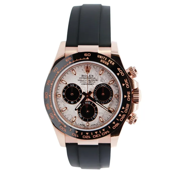 Happy Jewelers Watches Rolex Daytona 40mm Meteorite Dial Watch Ref 116515LN Happy Jewelers Watches Rolex Daytona 40mm Meteorite Dial Watch Ref 116515LN