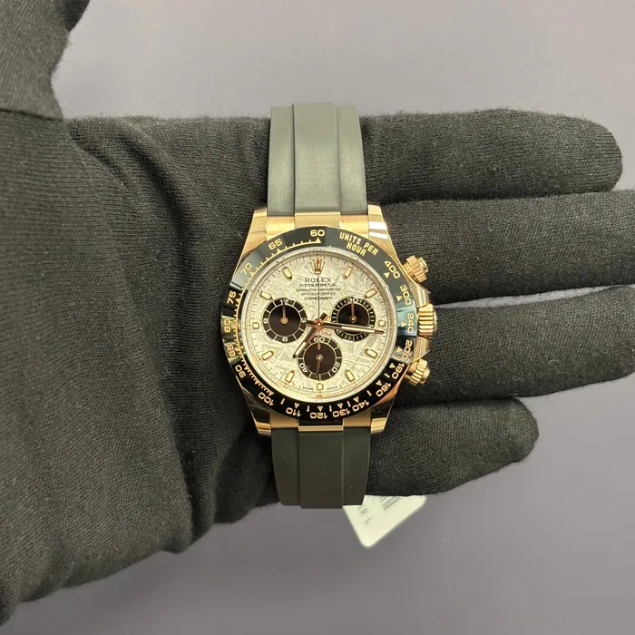 Happy Jewelers Watches Rolex Daytona 40mm Meteorite Dial Watch Ref 116515LN Happy Jewelers Watches Rolex Daytona 40mm Meteorite Dial Watch Ref 116515LN