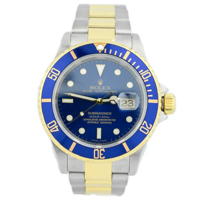 happy jewelers Watches Rolex Submariner 40mm Blue Dial Watch Ref 16613LB happy jewelers Watches Rolex Submariner 40mm Blue Dial Watch Ref 16613LB