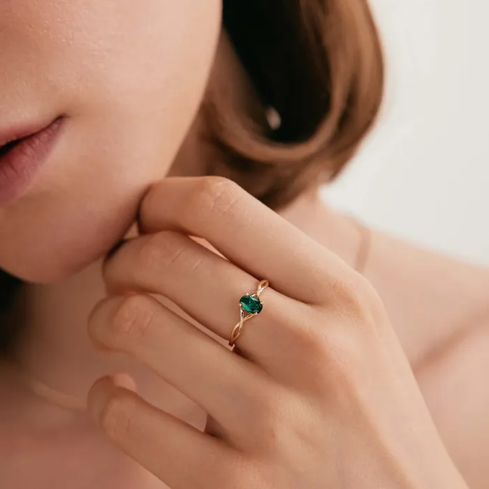 Ivy Birtshstone Ring Gelin Diamond Rings