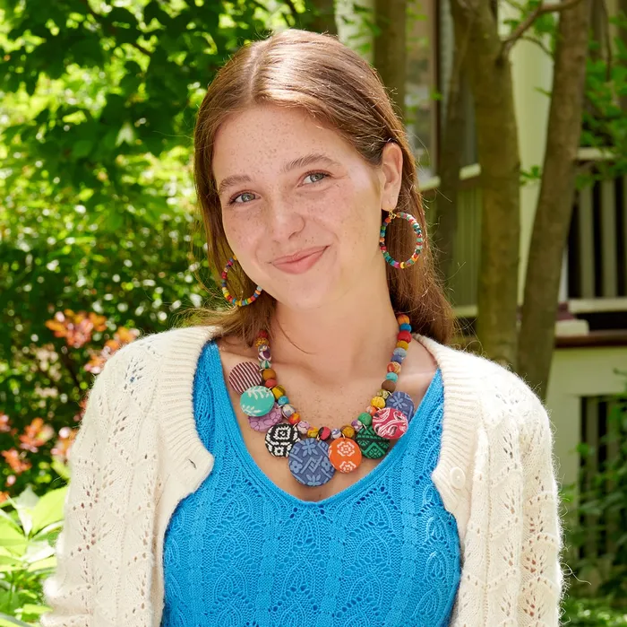 Kantha Fluid Disc Necklace WorldFinds Necklaces