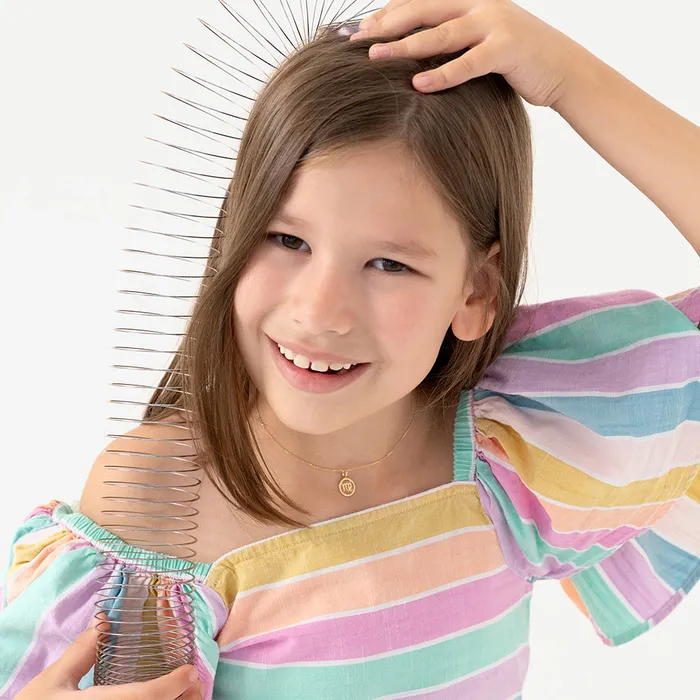 Kids Necklaces Pendants Necklaces 14k Gold Zodiac Coin Kids Childrens Girls PendantNecklace