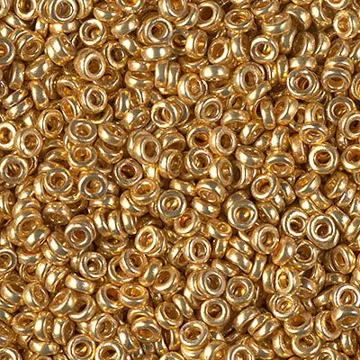 Miyuki PreStyled Sets SPR34202 Miyuki 3mm Spacer Bead Duracoat Galvaized Gold 25 Grams Miyuki PreStyled Sets SPR34202 Miyuki 3mm Spacer Bead Duracoat Galvaized Gold 25 Grams