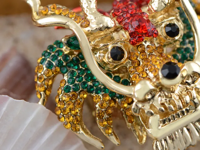 Multicolor Lunar New Year Chinese Zodiac Eastern Dragon Lion Head Ring Alilang Rings Multicolor Lunar New Year Chinese Zodiac Eastern Dragon Lion Head Ring Alilang Rings