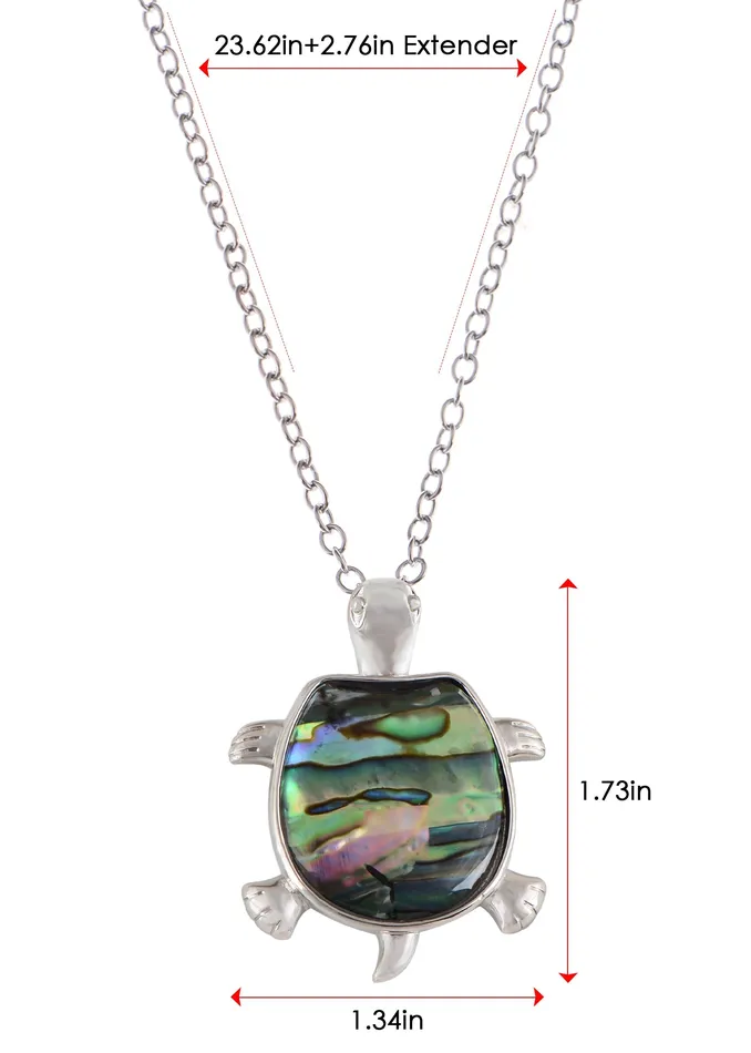 Necklaces Alilang Natural Abalone Shell Animal Shape Pendant Necklace Jewelry Gift for Women ALILANGCOM Necklaces Alilang Natural Abalone Shell Animal Shape Pendant Necklace Jewelry Gift for Women ALILANGCOM