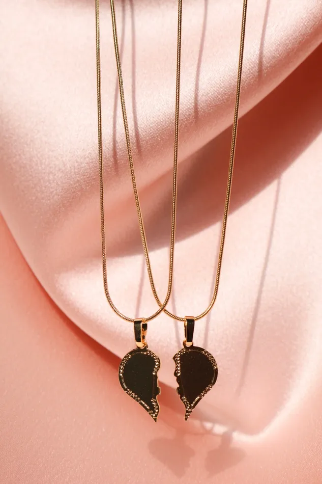 Necklaces Chvker Jewelry BFF Gold Filled Necklace Set