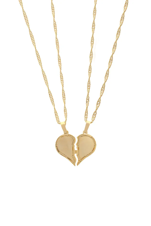 Necklaces Chvker Jewelry BFF Gold Filled Necklace Set