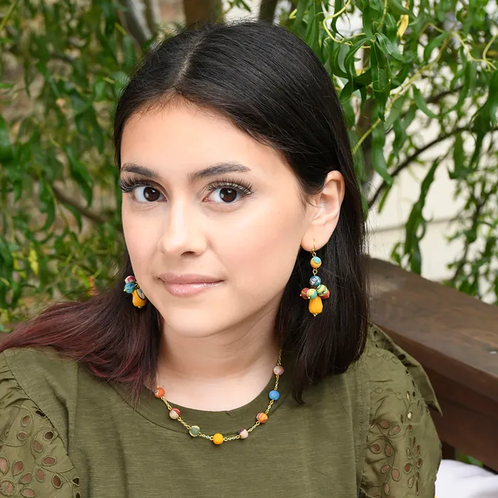 Necklaces Kantha Cleo Necklace WorldFinds