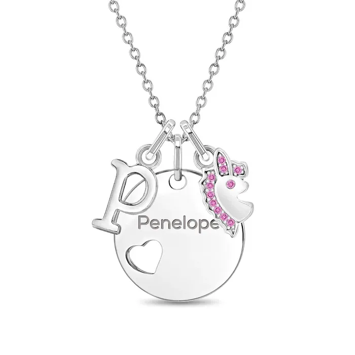 Necklaces Kids Necklaces Pendants Mystical Heart Kids Childrens Girls PendantNecklace With Charms Sterling Silver Necklaces Kids Necklaces Pendants Mystical Heart Kids Childrens Girls PendantNecklace With Charms Sterling Silver