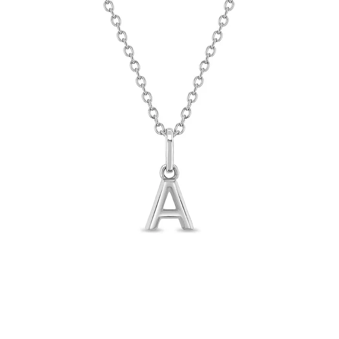 Necklaces Kids Necklaces Pendants Tiny Initial Letter Kids Teen PendantNecklace Sterling Silver Necklaces Kids Necklaces Pendants Tiny Initial Letter Kids Teen PendantNecklace Sterling Silver