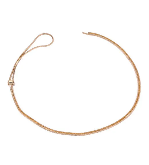 Necklaces Refined by AnnaKaci Adjustable Clasp Long Chain Necklace