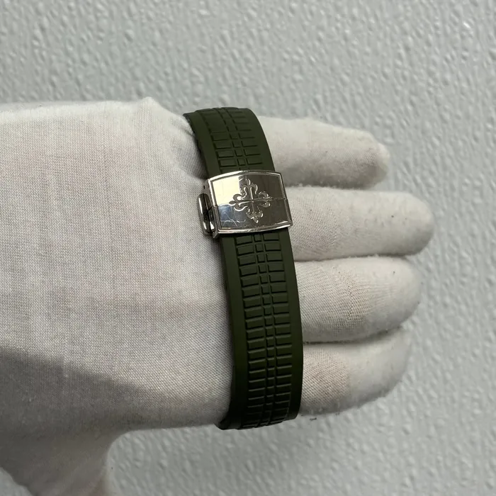 Patek Philippe Aquanaut 42mm Green Dial Watch Ref 5968G010 Happy Jewelers Watches Patek Philippe Aquanaut 42mm Green Dial Watch Ref 5968G010 Happy Jewelers Watches